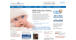 Desktop Screenshot of genetrackcanada.com